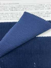 13478 Velours Côtelé Délavé Indigo 8W[Fabrication De Textile] SUNWELL Sous-photo