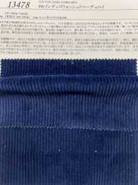 13478 Velours Côtelé Délavé Indigo 8W[Fabrication De Textile] SUNWELL Sous-photo