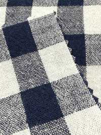 BF7754 Motif Vichy En Lin Teint En Fil[Fabrication De Textile] KOYAMA Sous-photo