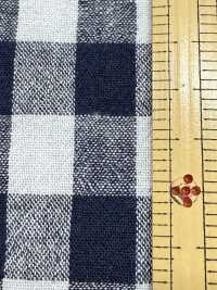 BF7754 Motif Vichy En Lin Teint En Fil[Fabrication De Textile] KOYAMA Sous-photo