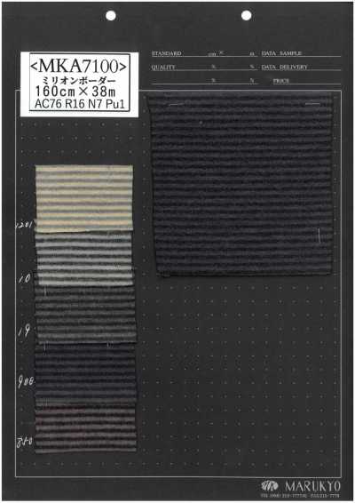 MKA7100 Rayure horizontale Million