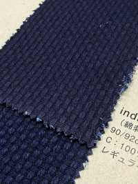 INDIGO1423 Sashiko Rayé[Fabrication De Textile] Fujikinbai Sous-photo