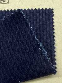 INDIGO1423 Sashiko Rayé[Fabrication De Textile] Fujikinbai Sous-photo
