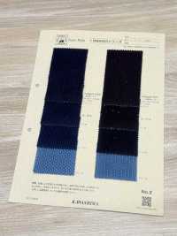 INDIGO1423 Sashiko Rayé[Fabrication De Textile] Fujikinbai Sous-photo