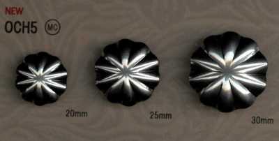OCH5 Bouton concho fleur
