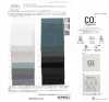 35531 Cordot Organics® Voile 50 Fils, Finition Chambray à Lavage Facile