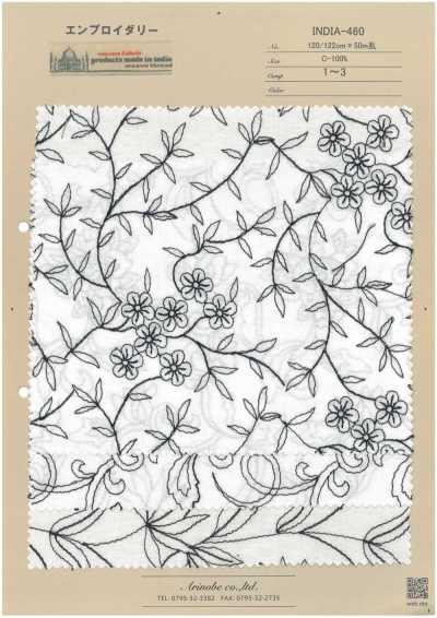 INDIA-460 Broderie