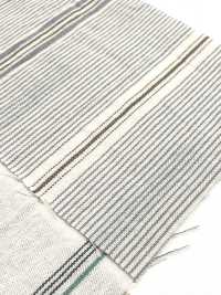 BC3573 Rayures En Coton Biologique, Finition Lavage à Sec.[Fabrication De Textile] COSMO TEXTILE Sous-photo