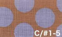 83194 À effet lin, fil flammé bicolore, pois, rayures, carreaux[Textiles / Tissus] VANCET Images supplémentaires