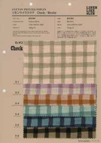 83194 À effet lin, fil flammé bicolore, pois, rayures, carreaux[Textiles / Tissus] VANCET Images supplémentaires