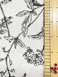 850544 Popeline De Coton écru, Motif Floral Sauvage à Rythme Botanique[Fabrication De Textile] VANCET Sous-photo