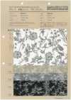 850544 Popeline De Coton écru, Motif Floral Sauvage à Rythme Botanique