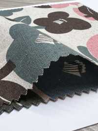 1027-700-1 Toile De Lin, Fleur Kika[Fabrication De Textile] HOKKOH Sous-photo