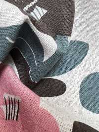 1027-700-1 Toile De Lin, Fleur Kika[Fabrication De Textile] HOKKOH Sous-photo