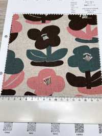 1027-700-1 Toile De Lin, Fleur Kika[Fabrication De Textile] HOKKOH Sous-photo