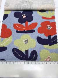1027-700-1 Toile De Lin, Fleur Kika[Fabrication De Textile] HOKKOH Sous-photo