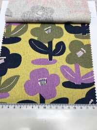 1027-700-1 Toile De Lin, Fleur Kika[Fabrication De Textile] HOKKOH Sous-photo