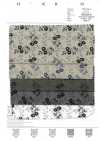 7027-710-7 Siège CL Fleur Pointilliste Monochrome