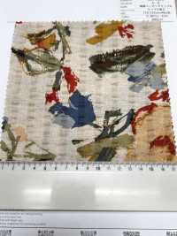 7027-740-1 Lin Loomstate Ripple Touch à Motif Floral[Fabrication De Textile] HOKKOH Sous-photo