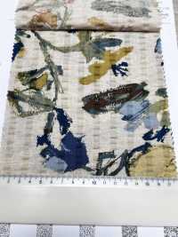 7027-740-1 Lin Loomstate Ripple Touch à Motif Floral[Fabrication De Textile] HOKKOH Sous-photo