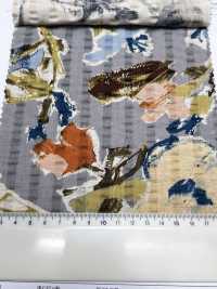 7027-740-1 Lin Loomstate Ripple Touch à Motif Floral[Fabrication De Textile] HOKKOH Sous-photo