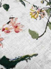 4027-790-1 Tissu à Motifs Floraux En Lin Loomstate Touch[Fabrication De Textile] HOKKOH Sous-photo