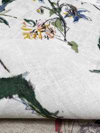 4027-790-1 Tissu à Motifs Floraux En Lin Loomstate Touch[Fabrication De Textile] HOKKOH Sous-photo