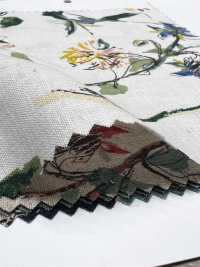 4027-790-1 Tissu à Motifs Floraux En Lin Loomstate Touch[Fabrication De Textile] HOKKOH Sous-photo
