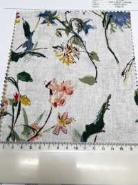 4027-790-1 Tissu à Motifs Floraux En Lin Loomstate Touch[Fabrication De Textile] HOKKOH Sous-photo