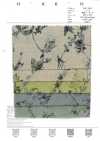 4027-790-2 Toile écrue coton-lin Shadow Touch Flower