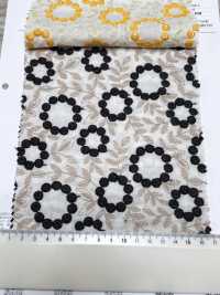 4027-848-1 Broderie En Coton Lawn Avec Pompons Et Dentelle Florale[Textile / Tissu] HOKKOH Images supplémentaires