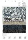 7027-500-2 50 Voile Uni Motif Cachemire