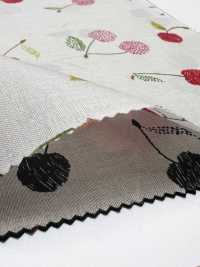 7027-616-2 60 Batiste 9088 Cerises Brodées[Textile / Tissu] HOKKOH Images supplémentaires