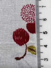 7027-616-2 60 Batiste 9088 Cerises Brodées[Textile / Tissu] HOKKOH Images supplémentaires