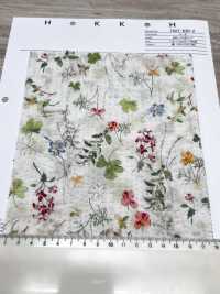 7027-630-2 80 Lawn Miracle Wave Botanical Print[Textile / Tissu] HOKKOH Images supplémentaires