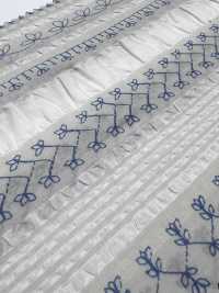7027-635-2 80 Lawn Salt Shrink Stripe Lace[Fabrication De Textile] HOKKOH Sous-photo