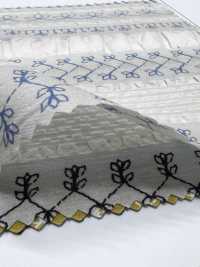 7027-635-2 80 Lawn Salt Shrink Stripe Lace[Fabrication De Textile] HOKKOH Sous-photo