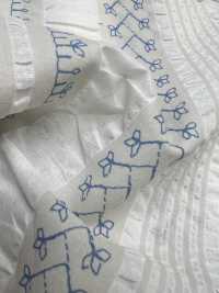 7027-635-2 80 Lawn Salt Shrink Stripe Lace[Fabrication De Textile] HOKKOH Sous-photo
