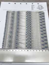 7027-635-2 80 Lawn Salt Shrink Stripe Lace[Fabrication De Textile] HOKKOH Sous-photo