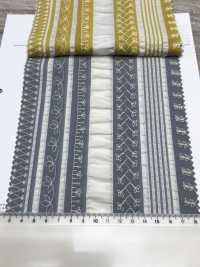7027-635-2 80 Lawn Salt Shrink Stripe Lace[Fabrication De Textile] HOKKOH Sous-photo