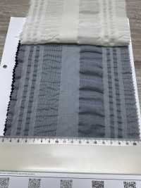 7027-636-2 80 % Coton Gaufré à Rayures En Organza Lawn[Fabrication De Textile] HOKKOH Sous-photo