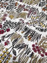 4027-660-1 60 Rayures Horizontales Courbes Pour Pelouse, Petites Fleurs[Fabrication De Textile] HOKKOH Sous-photo