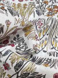 4027-660-1 60 Rayures Horizontales Courbes Pour Pelouse, Petites Fleurs[Fabrication De Textile] HOKKOH Sous-photo