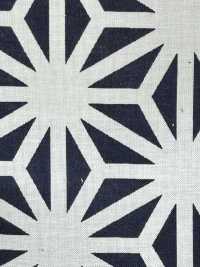 850609 Collection Lawn Indigo Motif Feuille De Chanvre[Fabrication De Textile] VANCET Sous-photo