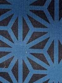 850609 Collection Lawn Indigo Motif Feuille De Chanvre[Fabrication De Textile] VANCET Sous-photo