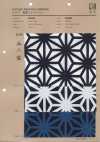 850609 Collection Lawn Indigo Motif Feuille De Chanvre