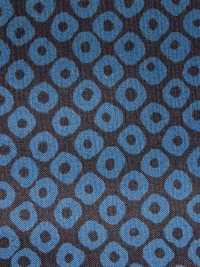 850611 Collection Lawn Indigo, Point De Mousse[Fabrication De Textile] VANCET Sous-photo