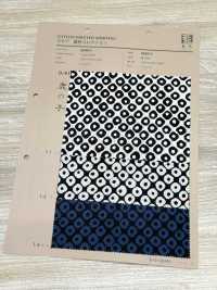 850611 Collection Lawn Indigo, Point De Mousse[Fabrication De Textile] VANCET Sous-photo
