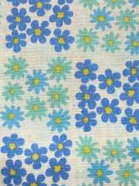 850614 Coton Non Blanchi Lawn Little Pocket « Mini Mini Flower »[Fabrication De Textile] VANCET Sous-photo