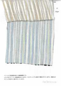 2907 Rayures Yoryu (Crêpe Froissé)[Fabrication De Textile] Textiles Fins Sous-photo